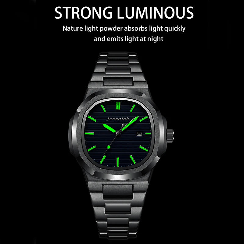 Luxury square fusion men's watch