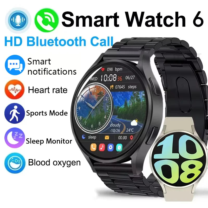 Detroit Smart Watch with Bluetooth, Health Monitoring and Sports Functions