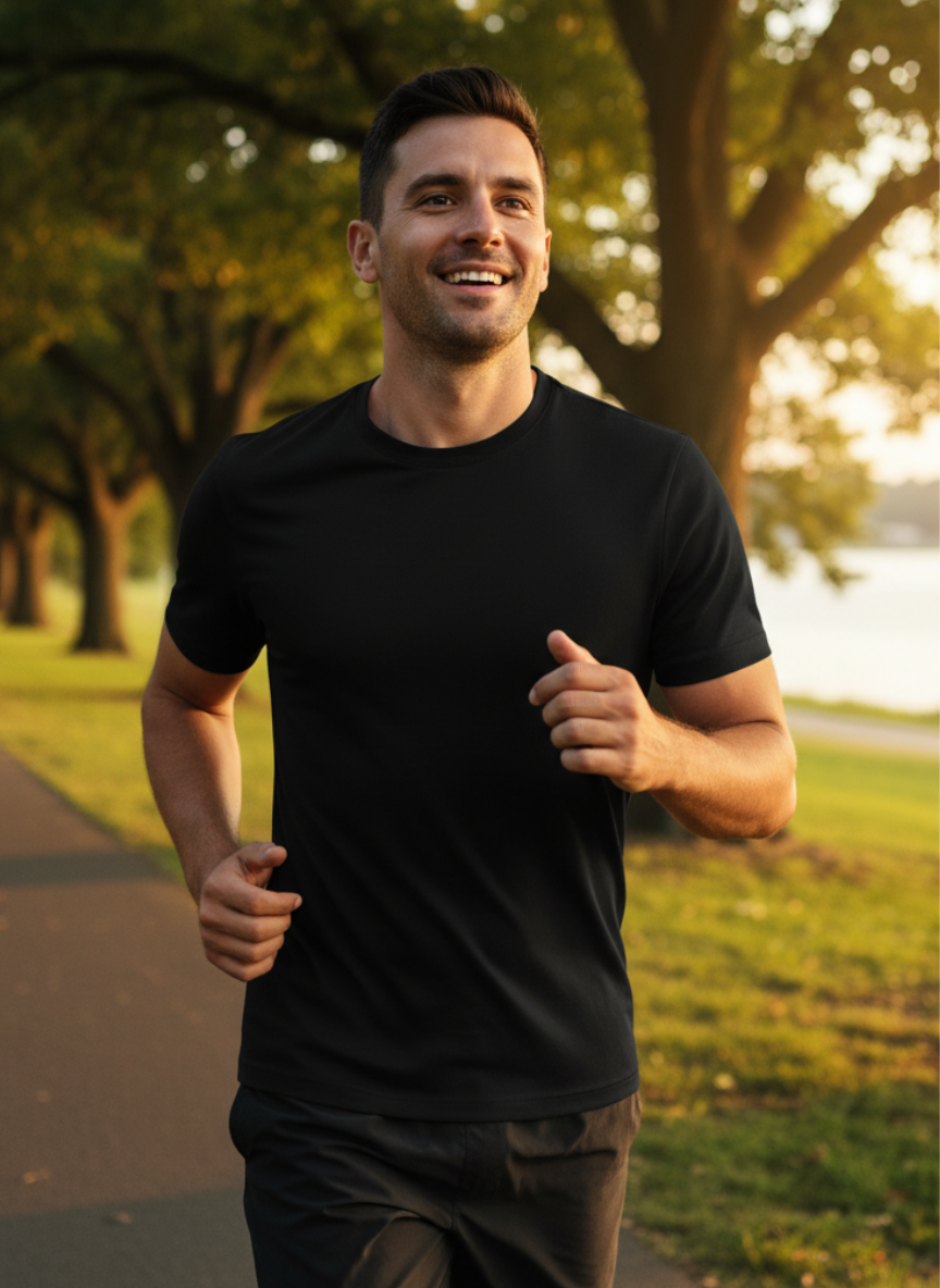 Men's Sports T-Shirt - High Stretch, Quick Drying