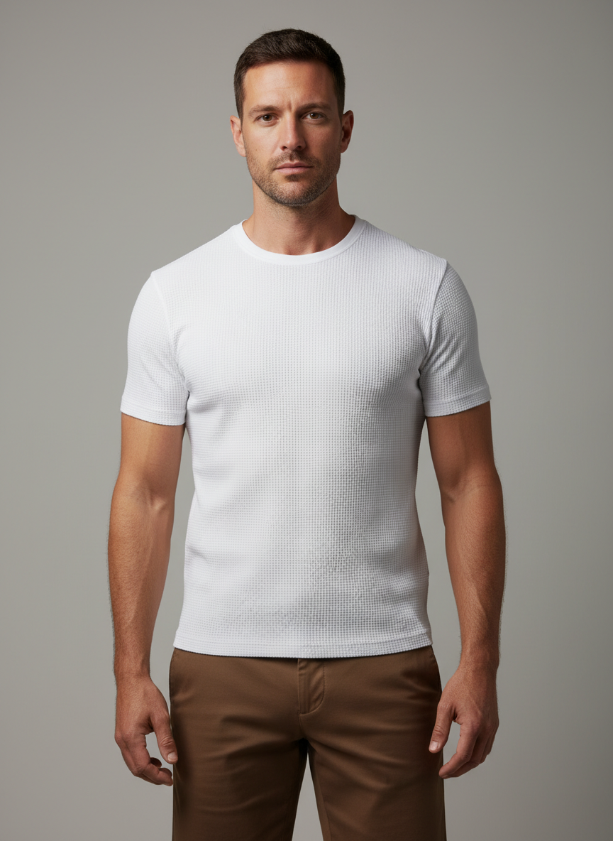 Men's Crew Neck T-Shirt - Lightweight and Breathable