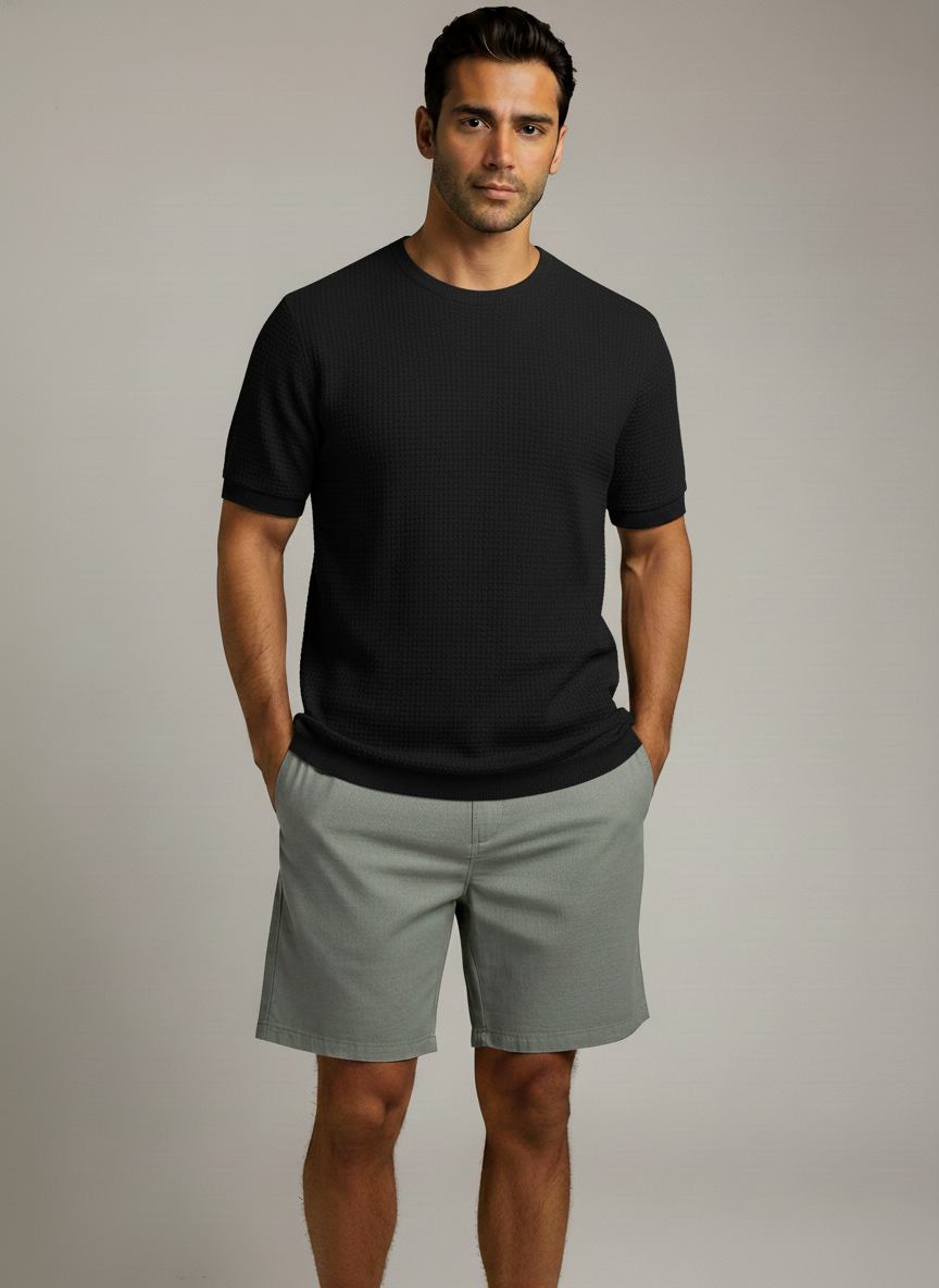 Men's Crew Neck T-Shirt - Lightweight and Breathable