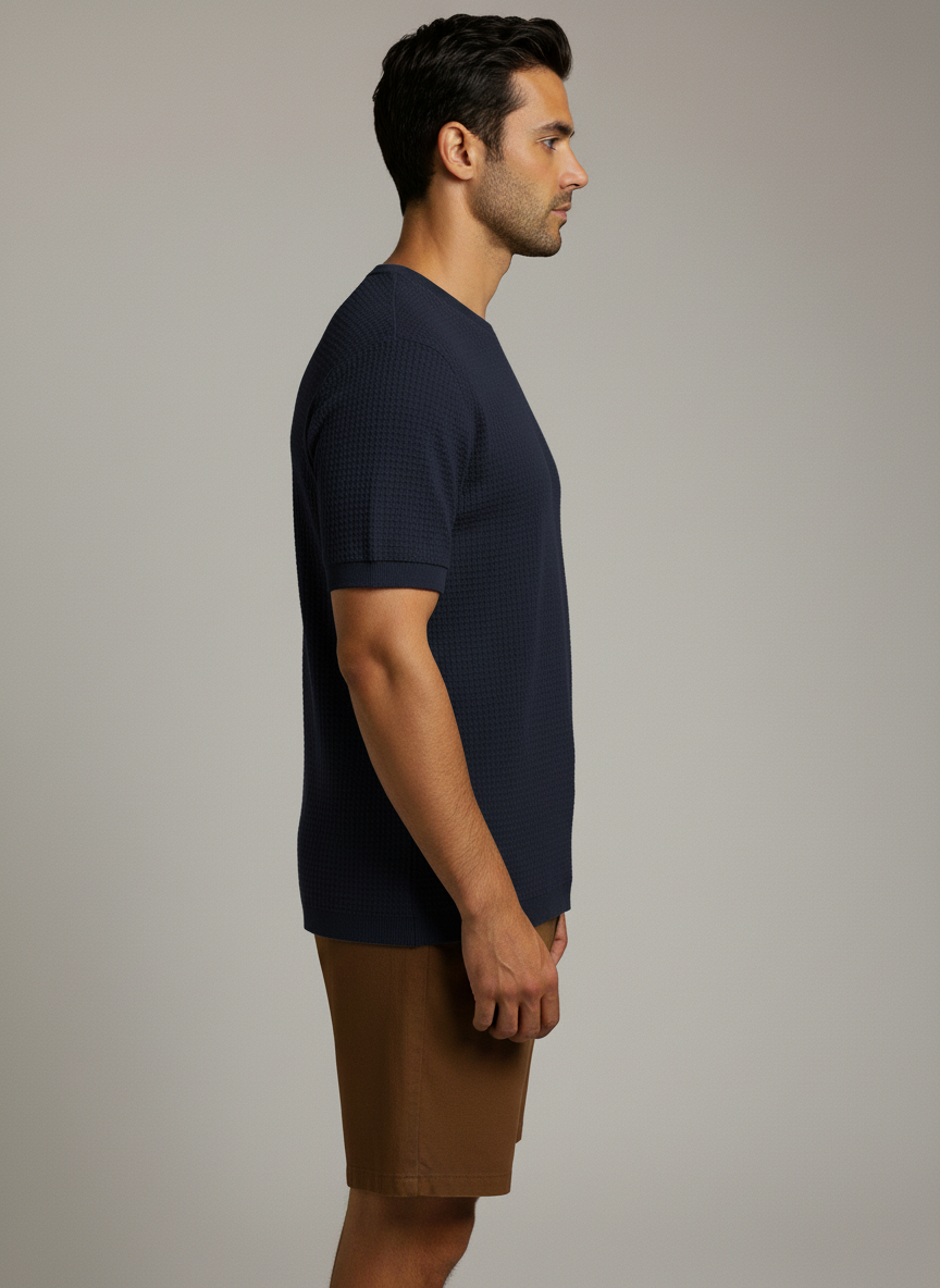 Men's Crew Neck T-Shirt - Lightweight and Breathable