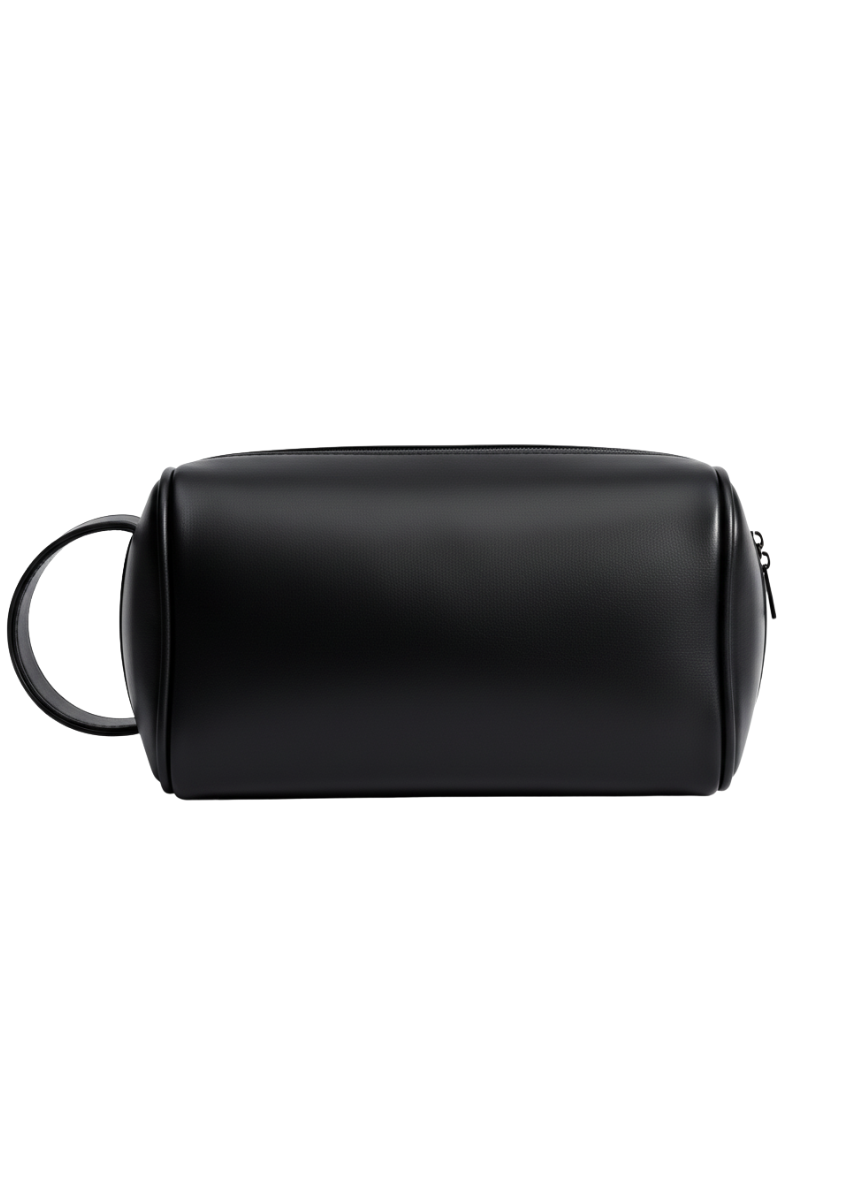 Large Capacity Leather Toiletry Bag - Multiple Pockets and Portable