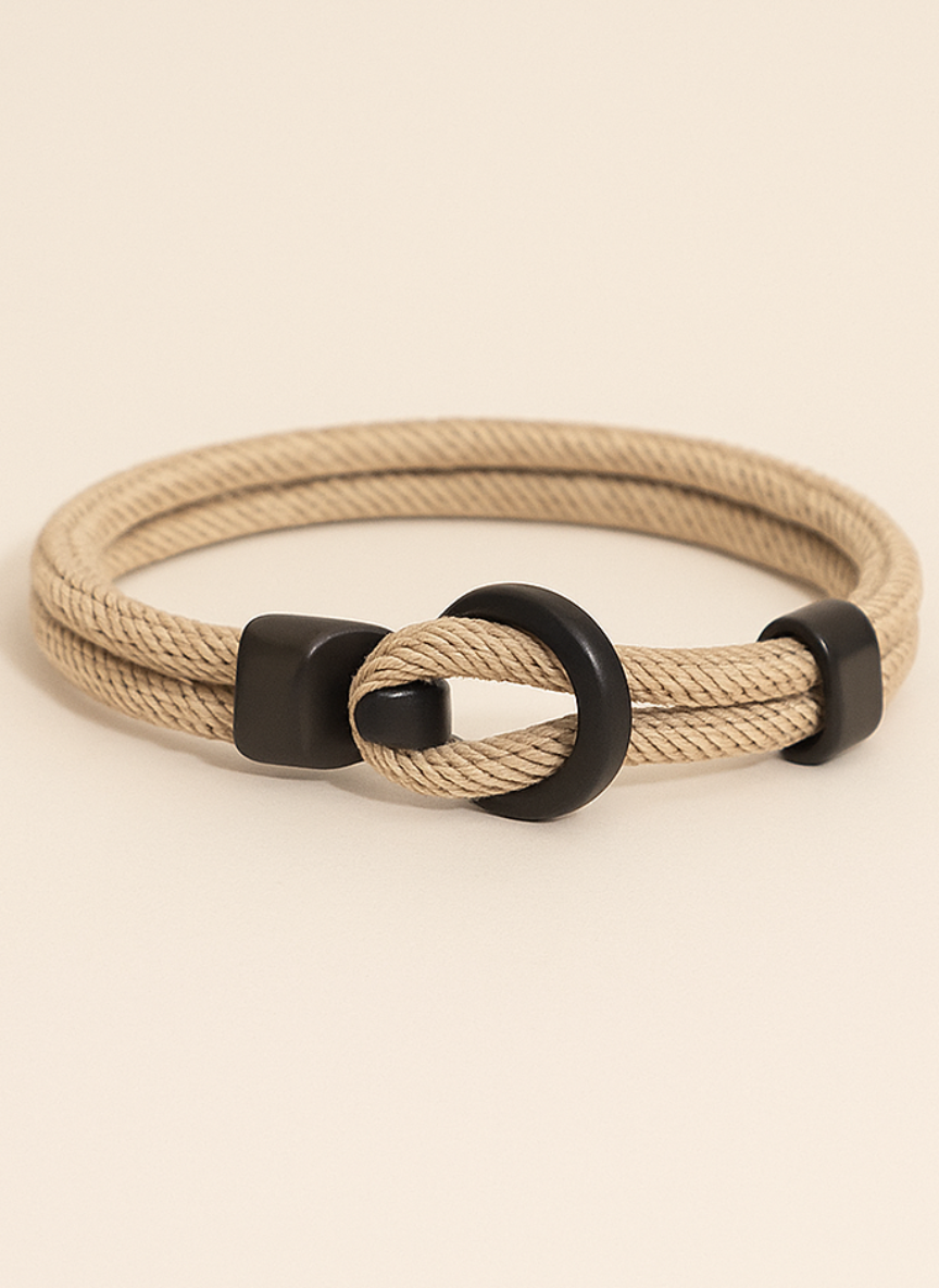 Premium Rope Bracelet for Men - Mature Design and Magnetic Clasp