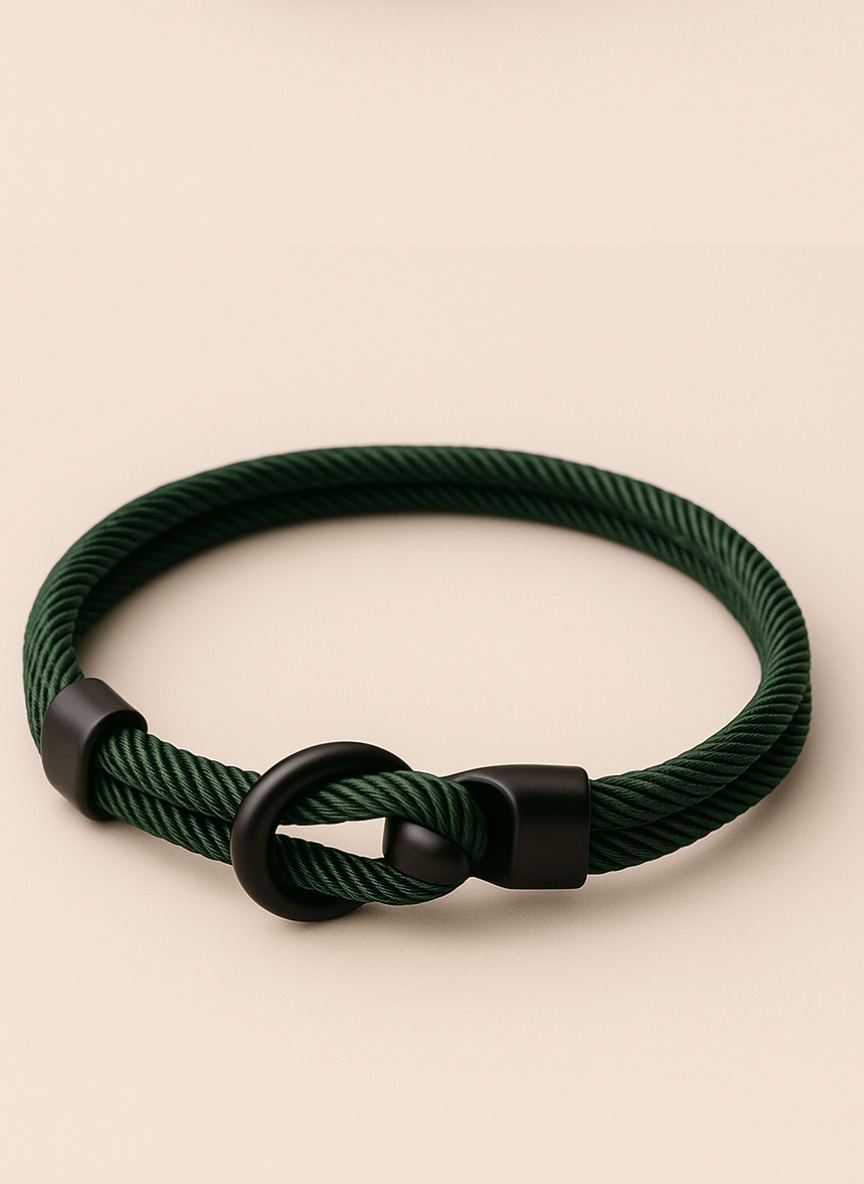 Premium Rope Bracelet for Men - Mature Design and Magnetic Clasp