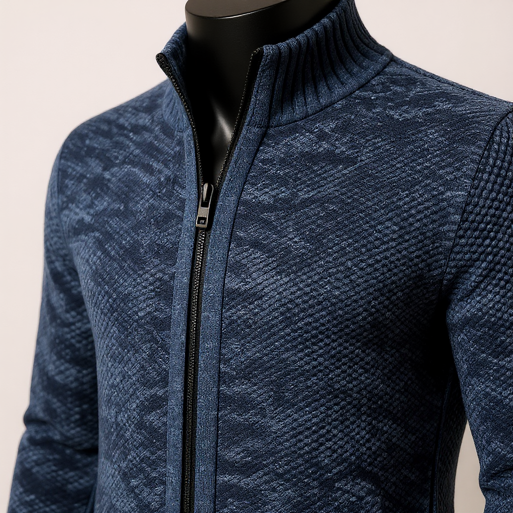 Men's Autumn Winter Warm Cardigan Wool Sweater Zipper Jackets Slim Fit Luxury Brand Knitted Sweater