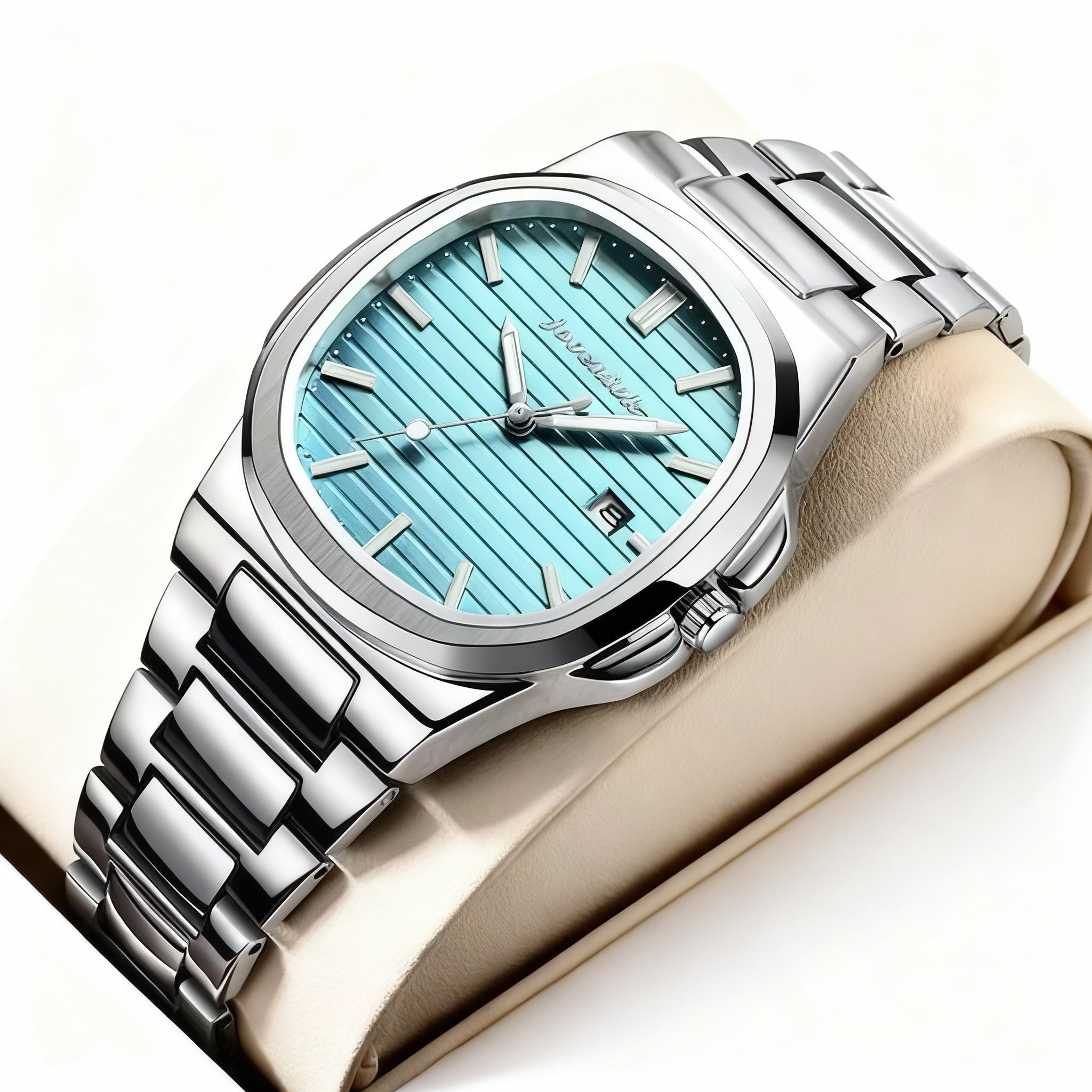 Luxury square fusion men's watch