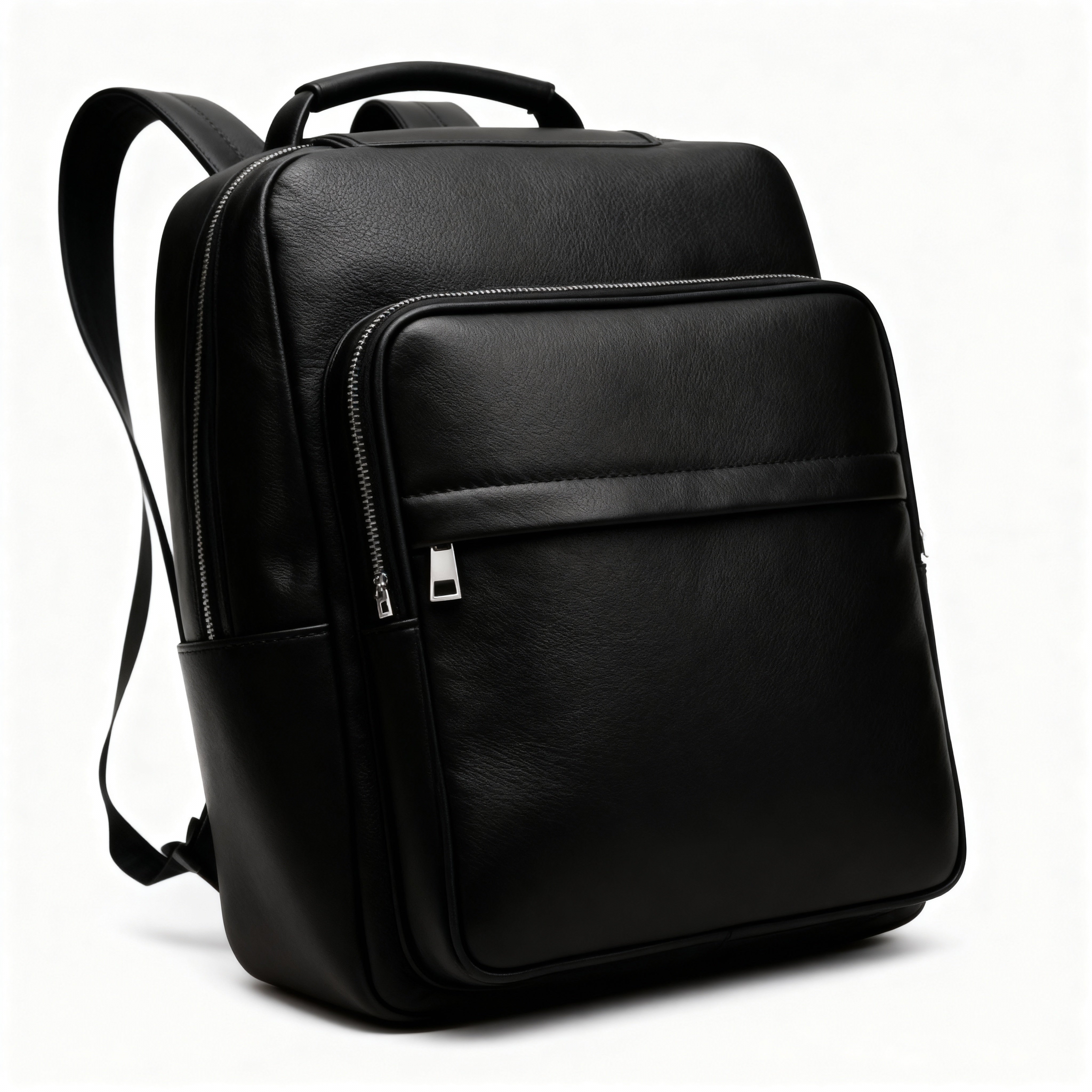Men's Genuine Leather Laptop Backpack
