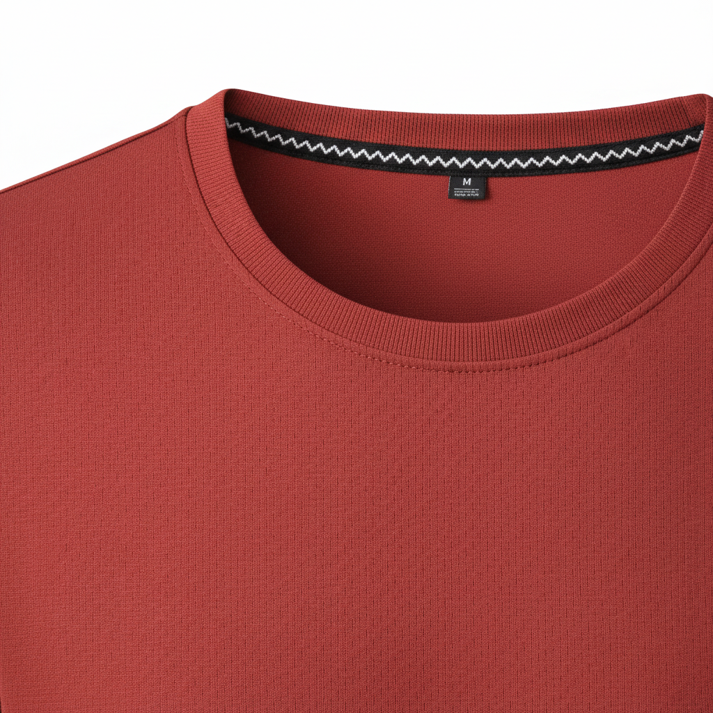 Men's ice silk shirt with bamboo knit
