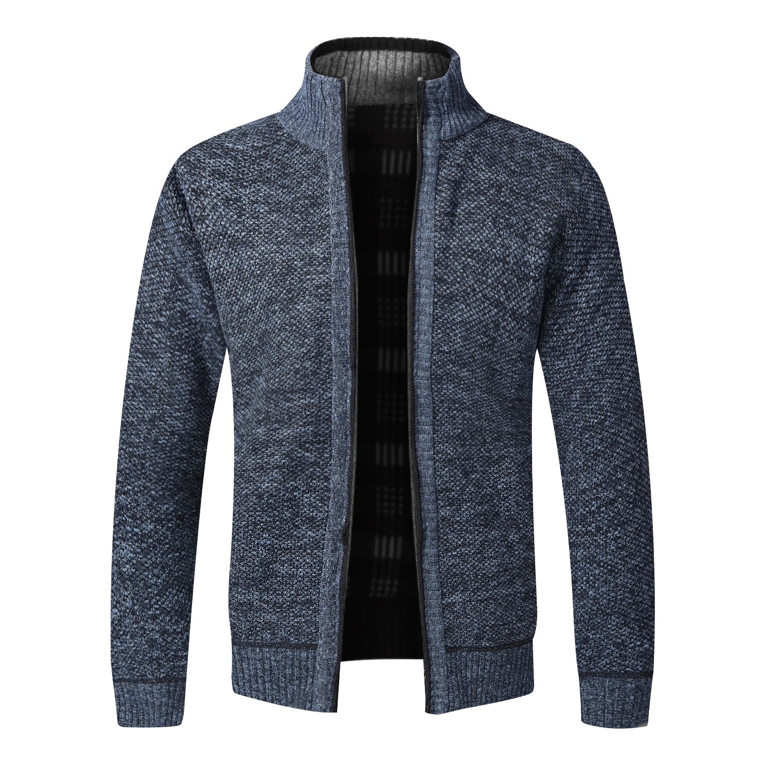 Men's Autumn Winter Warm Cardigan Wool Sweater Zipper Jackets Slim Fit Luxury Brand Knitted Sweater