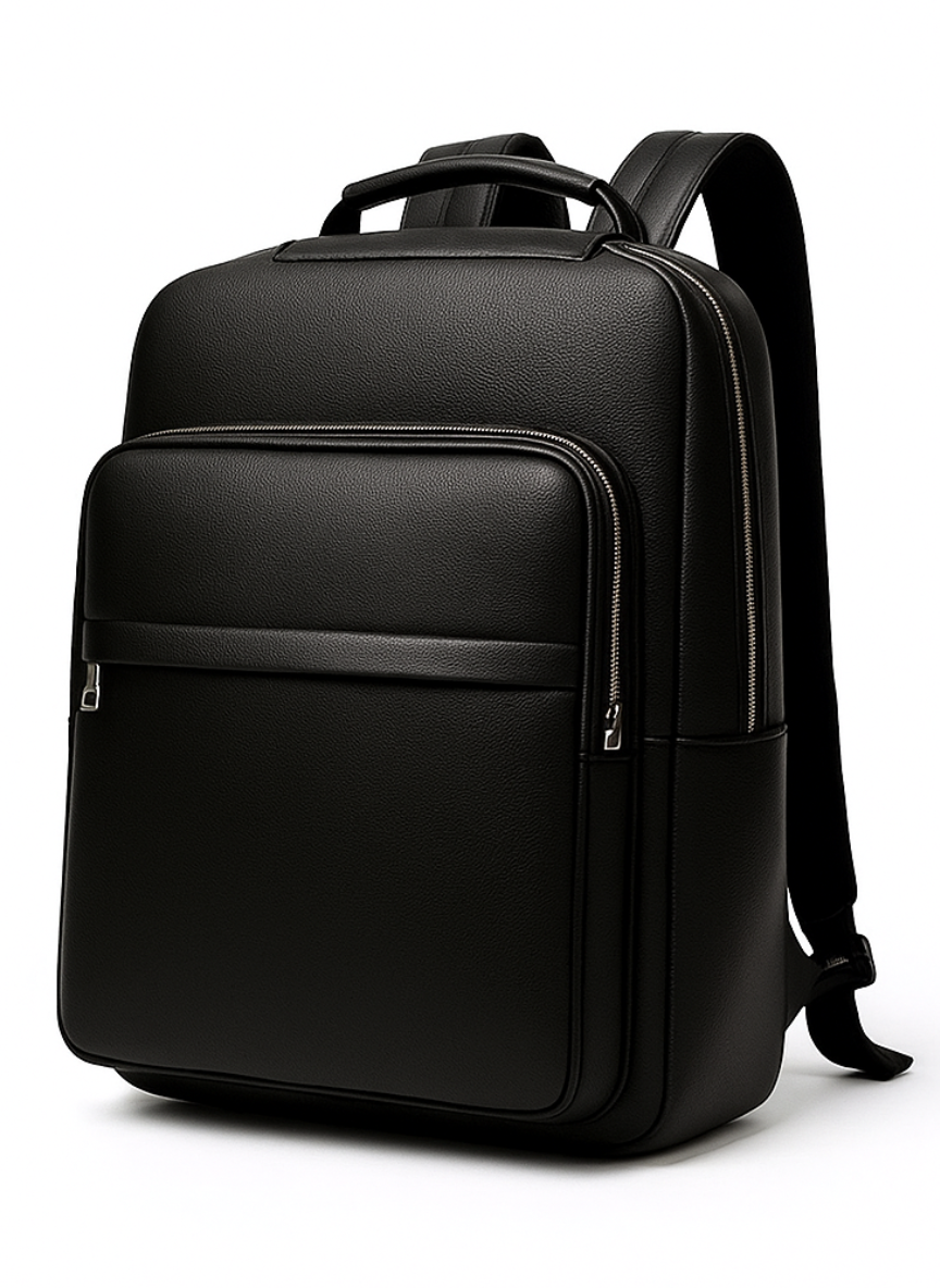 Premium Genuine Leather Backpack - High Durability and Style