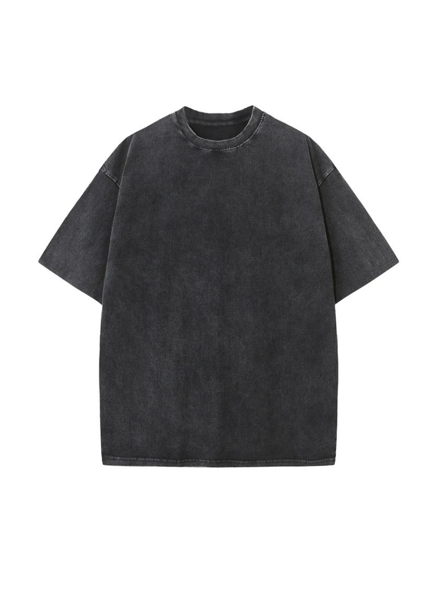 Men's Oversized Streetwear T-Shirt - Loose and Stonewashed Fit