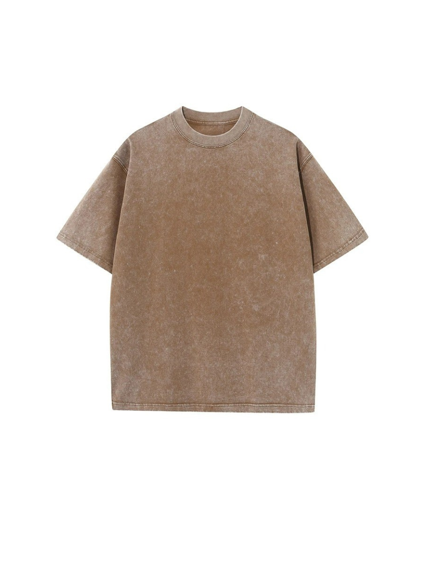 Men's Oversized Streetwear T-Shirt - Loose and Stonewashed Fit