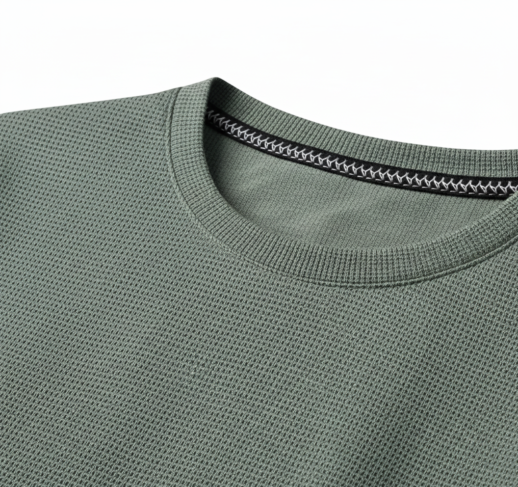 Men's ice silk shirt with bamboo knit